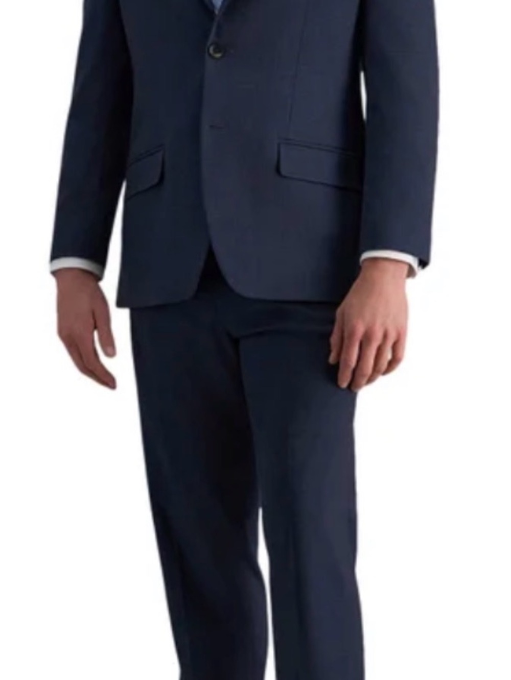 Men's Blue Plaid suit Jacket- size 40 Reg - NWT